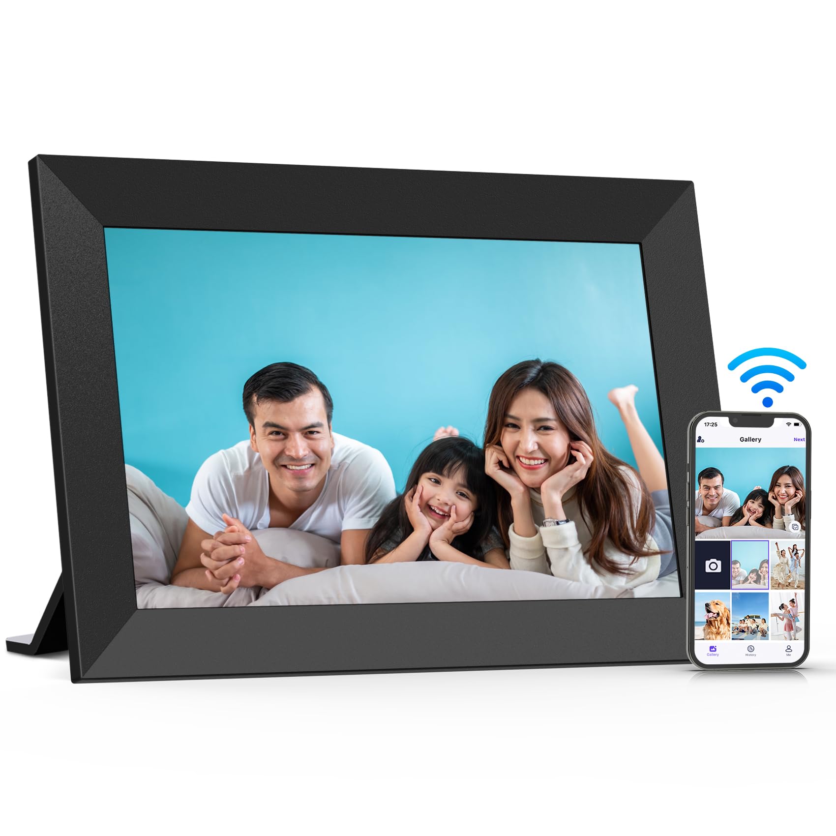 BESCHOI デジタルフォトフレーム 10インチ ✖️4台スライドショー対応 Amazon | BWJBSW デジタルフォトフレーム 10.1インチ 1280×800 WiFi